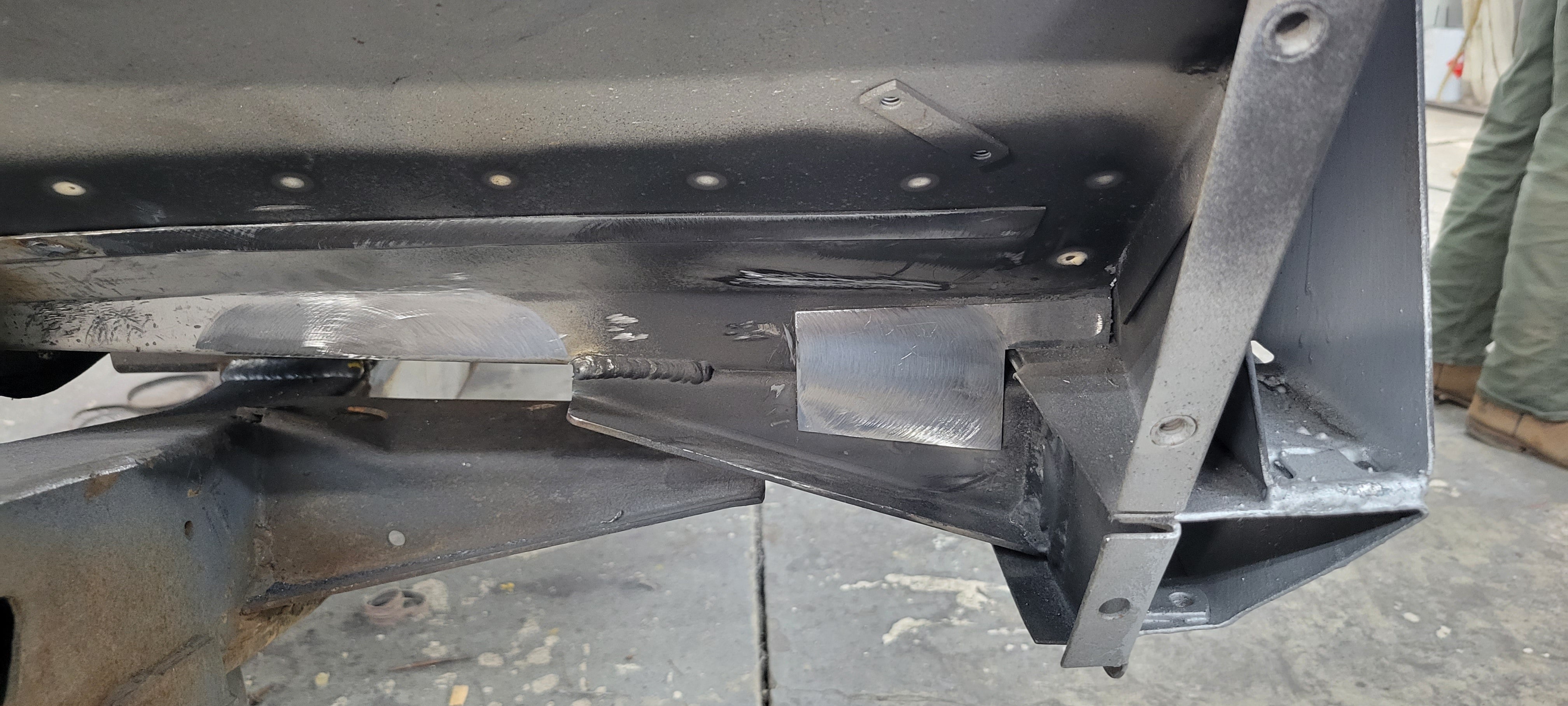 Wedge Support Plate, cab mount, scout ii
