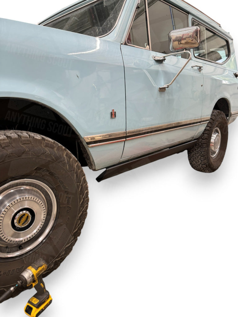 SureFit Power Running Boards - Scout II Traveler and Terra Bumpers and Carriers