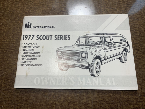 PUPS - Scout Owners & Operators Manuals