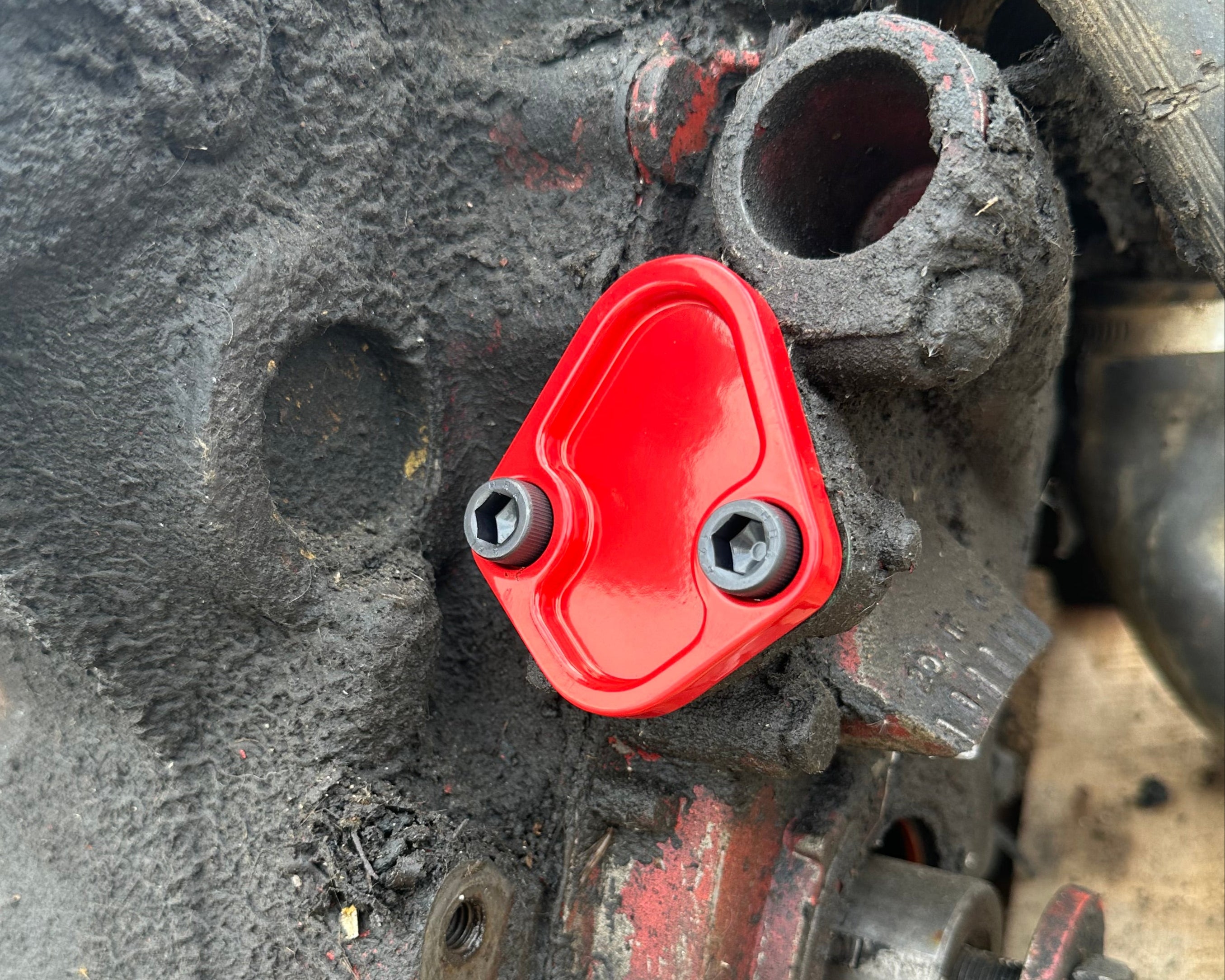 Fuel Pump Block off plate Scout