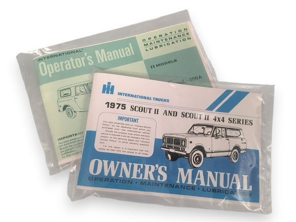 Owners Manual: Scout 80, 800A, 800B, II, Terra, Traveler, SS II