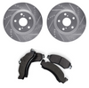 Brakes, Scout II, Terra, Traveler, 1971-1980, Premium brakes, drilled, slotted