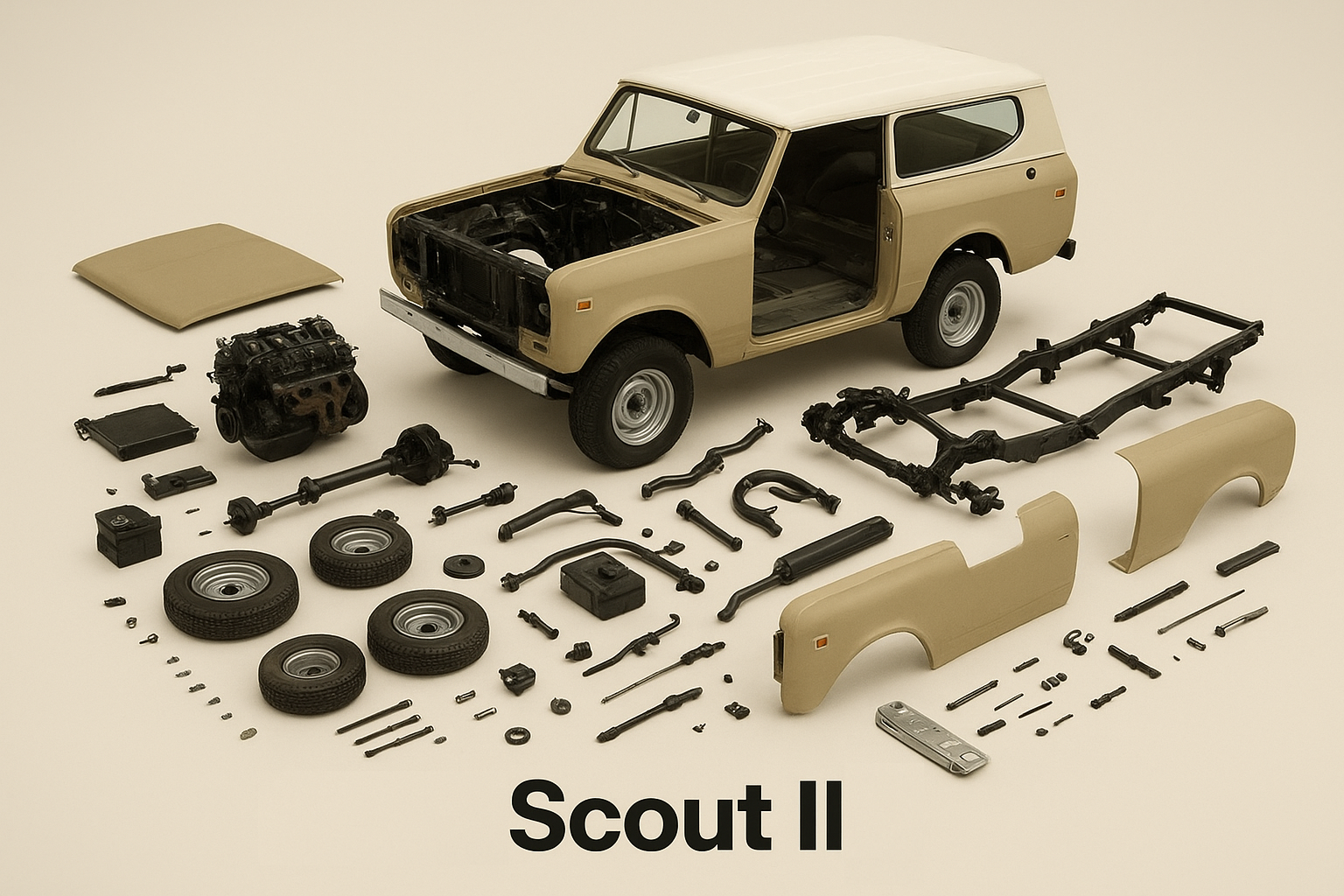 Restoration Bundle - Shifter Assemblies and Tunnel Cover - Scout II, Terra, Traveler