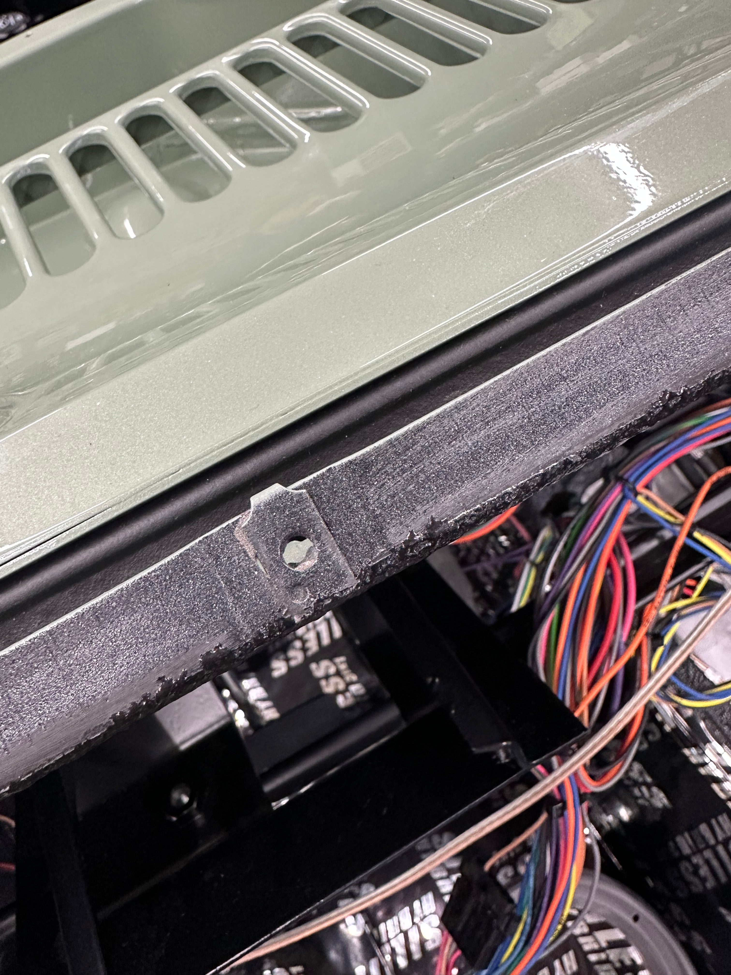 Windshield Frame  to Dash Mounting Nut