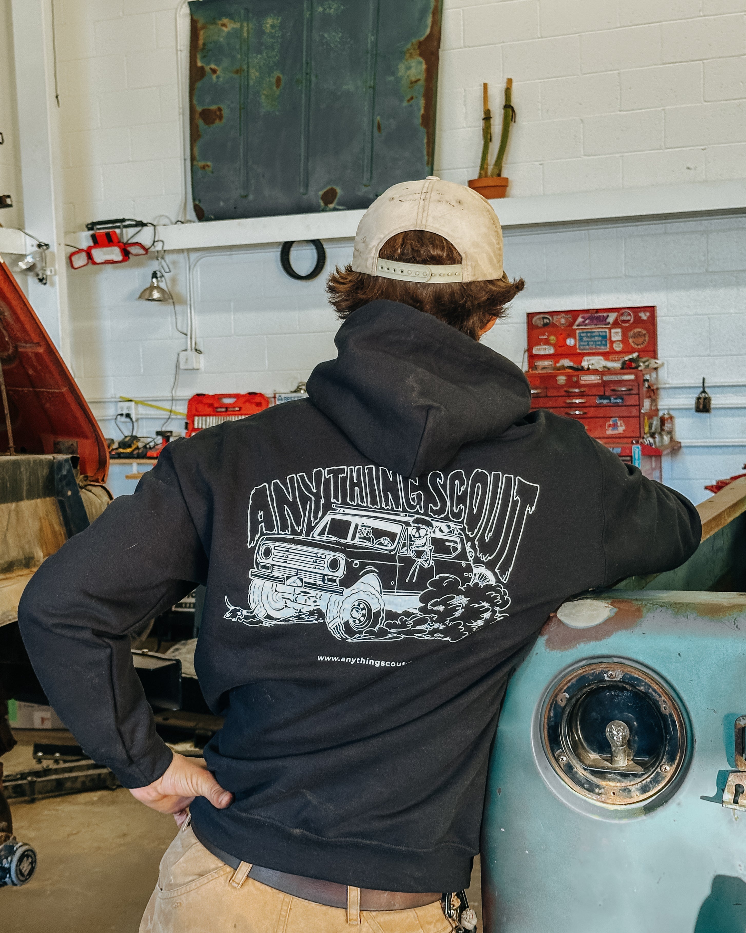 Anything Scout Thrasher Hooded Sweatshirt