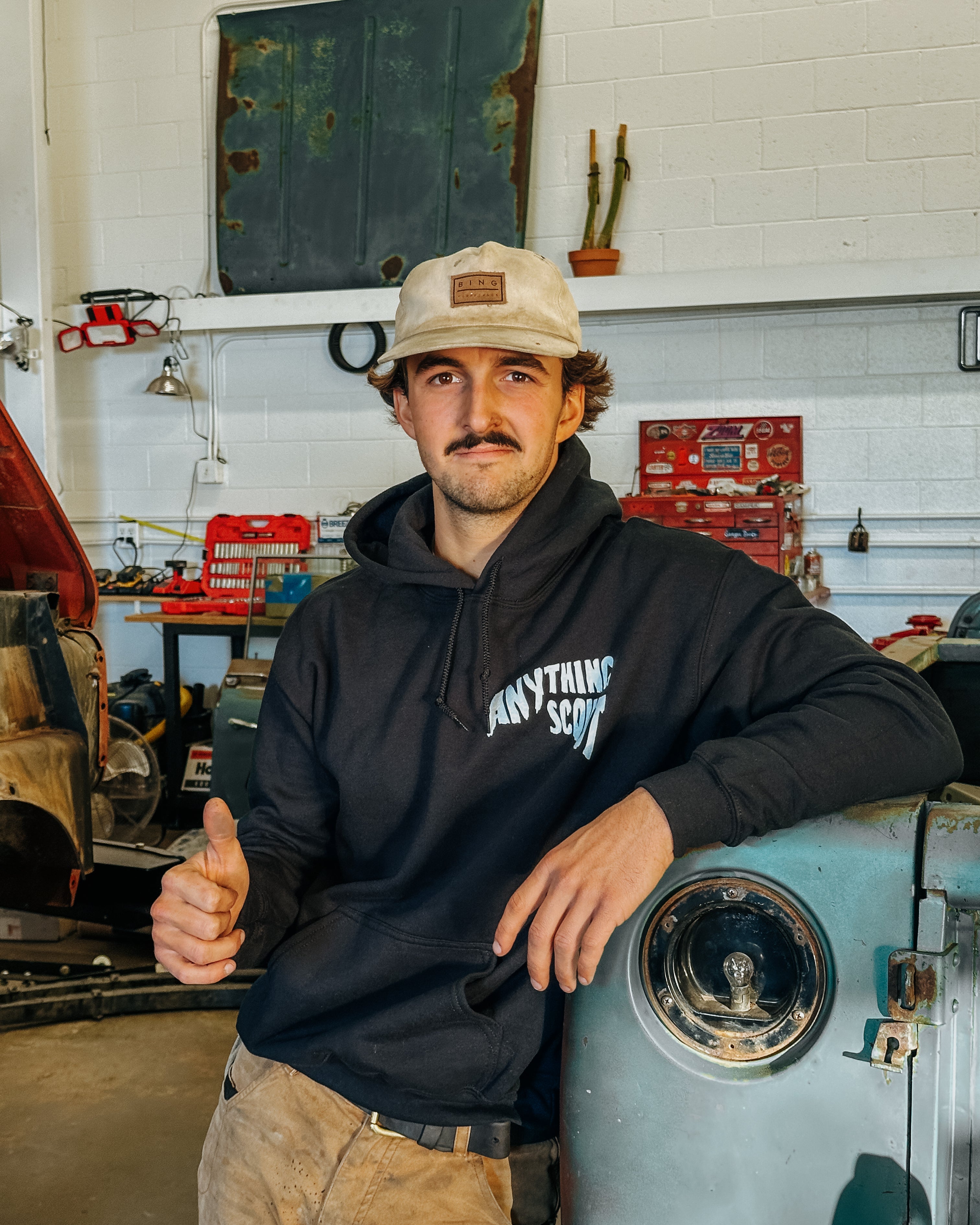 Anything Scout Thrasher Hooded Sweatshirt