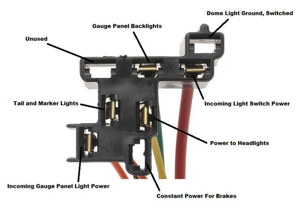 Scout II headlight Switch Wiring