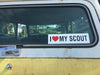 "I LOVE MY SCOUT" STICKER