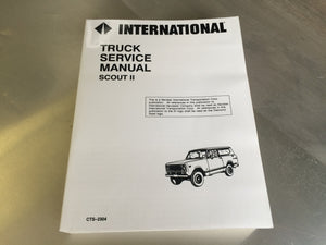 Scout II Service Manual