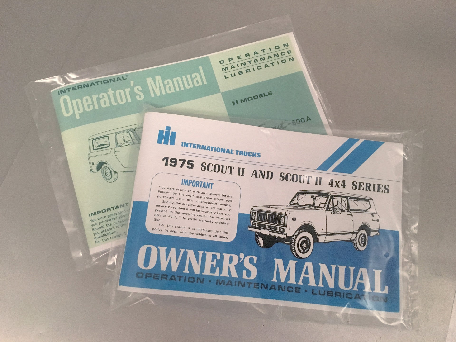 IH Scout Owner's Manual